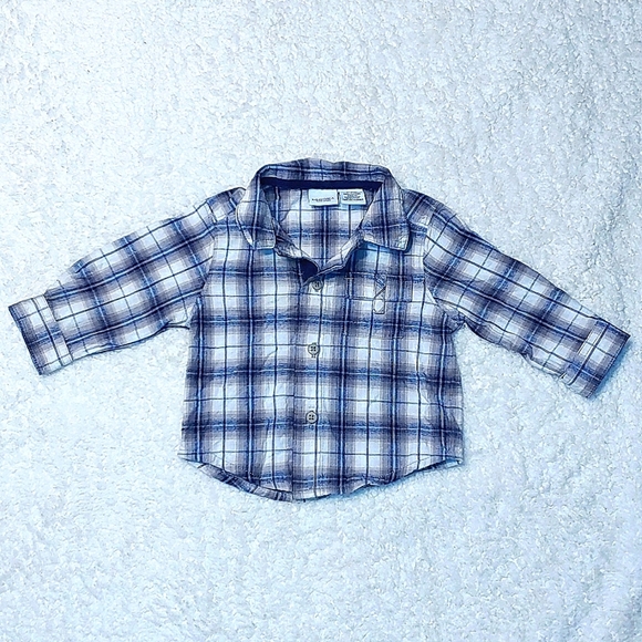 Baby Boy's 3-6mo Jeans and Shirt Outfit - Picture 5 of 7